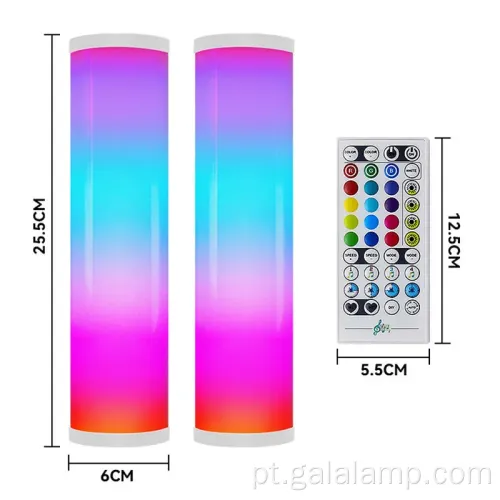Barras de luz LED ambiente elegante para aprimoramento da sala